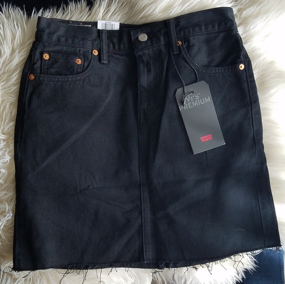 Levi's premium high rise midi skirt - Picture 6 of 7